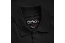 Koszulka Polo Pit Bull Circle Logo  - Czarna