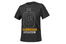 koszulka t-shirt Helikon Cardboard Assassin Melange Black-Grey