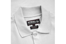Koszulka Polo Pit Bull Circle Logo - Biała