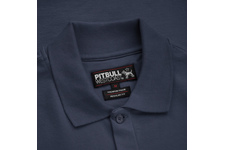 Koszulka Polo Pit Bull Circle Logo - Jeansowa