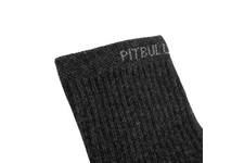 Skarpetki Pit Bull High Ankle grube (3-pak) - Czarne/Szare/Grafitowe