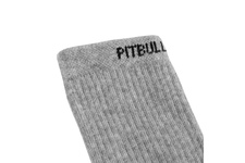 Skarpetki Pit Bull High Ankle grube (3-pak) - Szare