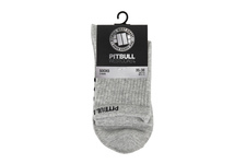 Skarpetki Pit Bull High Ankle grube (3-pak) - Szare