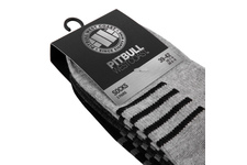 Skarpetki Pit Bull Low Ankle cienkie (3-pak) - Czarne/Szare/Grafitowe
