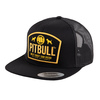 Czapka Pit Bull Snapback Flat Mesh Dogs'20 - Czarna