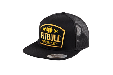 Czapka Pit Bull Snapback Flat Mesh Dogs'20 - Czarna