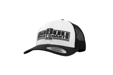 Czapka Pit Bull Snapback Classic Trucker Boxing'20 - Biała/Czarna