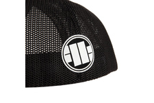 Czapka Pit Bull Full Cap Classic Mesh Old Logo'20 - Biała/Czarna