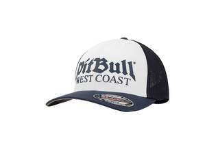 Czapka Pit Bull Full Cap Classic Mesh Old Logo'20 - Biała/Granatowa