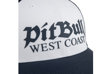 Czapka Pit Bull Full Cap Classic Mesh Old Logo'20 - Biała/Granatowa