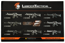 Karabin ASG Lancer Tactical LT-19 G2 M4 Keymod 10' combo