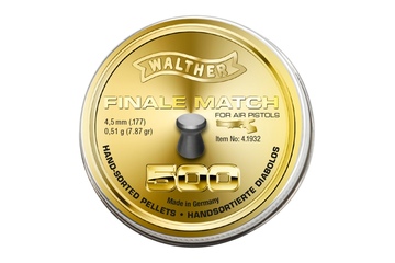 ŚRUT UMAREX WALTHER FINALE MATCH 500 SZT. 4,5 MM