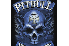 Koszulka Pit Bull Skull Wings - Czarna