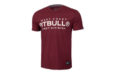 Koszulka Pit Bull Fight Club - Bordowa