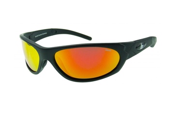 OKULARY BRENDA 8169 BLK MAT RED REVO Z POLARYZACJĄ