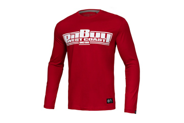 Koszulka z długim rękawem Pit Bull Classic Boxing'20 - Czerwona