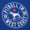 Koszulka z długim rękawem Pit Bull Calidog - Niebieska