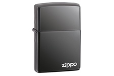 Zapalniczka Zippo Black Ice z logo Zippo