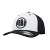 Czapka Pit Bull Full Cap Classic Mesh New Logo'20 - Biała/Czarna