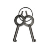 KAJDANKI GS CHAIN STEEL DBL LOCK BLK