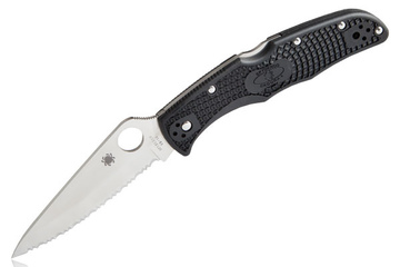 Nóż Spyderco C10SBK Endura SpyderEdge Black FRN