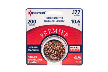 ŚRUT CROSMAN COPPER MAGNUM DOMED 4,5 MM 200 SZT