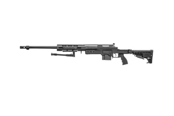 Karabin snajperski ASG Swiss Arms SAS 12 Black Spring z bipodem