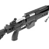 Karabin snajperski ASG Swiss Arms SAS 12 Black Spring z bipodem