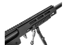 Karabin snajperski ASG Swiss Arms SAS 12 Black Spring z bipodem