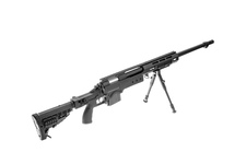 Karabin snajperski ASG Swiss Arms SAS 12 Black Spring z bipodem