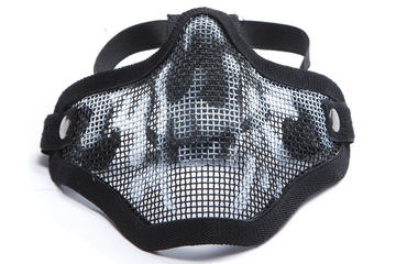 Maska ochronna typu Stalker ASG Lower Half Metal - Black / Skull
