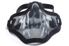Maska ochronna typu Stalker ASG Lower Half Metal - Black / Skull