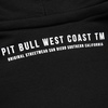 Bluza z kapturem Pit Bull All Black Camo - Czarna