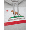 Bluza z kapturem Pit Bull Vintage Flag - Szara