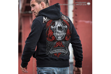 Bluza z kapturem Pit Bull Ace Of Spades - Czarna