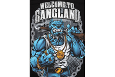 Bluza z kapturem Pit Bull Welcome To Gangland - Czarna