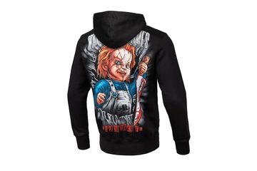 Bluza z kapturem Pit Bull Chucky - Czarna