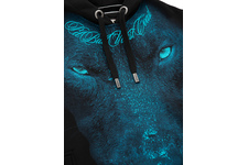 Bluza z kapturem Pit Bull Classic Blue Eyed Devil - Czarna