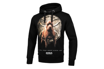 Bluza z kapturem Pit Bull Curb - Czarna