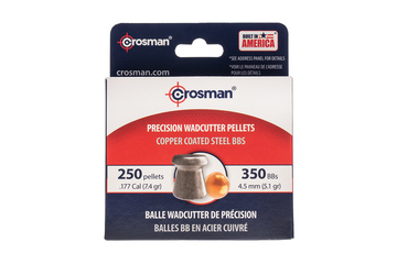 ŚRUT CROSMAN ZESTAW 350 SZT BB I 250 SZT ŚRUT WADCUTTER 4,5 MM