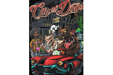Bluza z kapturem Pit Bull City Of Dogs - Czarna
