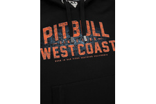 Bluza z kapturem Pit Bull Skull Dog - Czarna