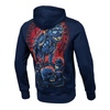 Bluza z kapturem Pit Bull Skull Dog - Granatowa