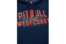 Bluza z kapturem Pit Bull Skull Dog - Granatowa