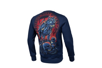 Bluza Pit Bull Skull Dog - Granatowa