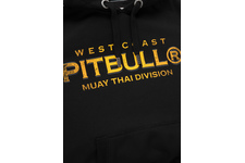 Bluza z kapturem Pit Bull Muay Thai - Czarna