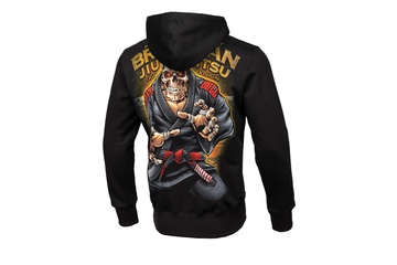 Bluza z kapturem Pit Bull Brazilian Jiu Jitsu - Czarna