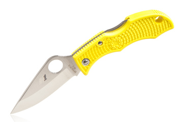 Nóż Spyderco LYLP3 LadyBug Salt Yellow Plainedge