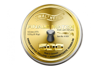 Śrut Walther 4,50mm Finale Match 500 szt.