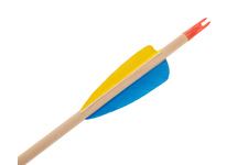 Strzała drewniana POE LANG do łuku BLACK POINT 30" 3SZT